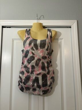 INC International Concepts Sequin Tank Too